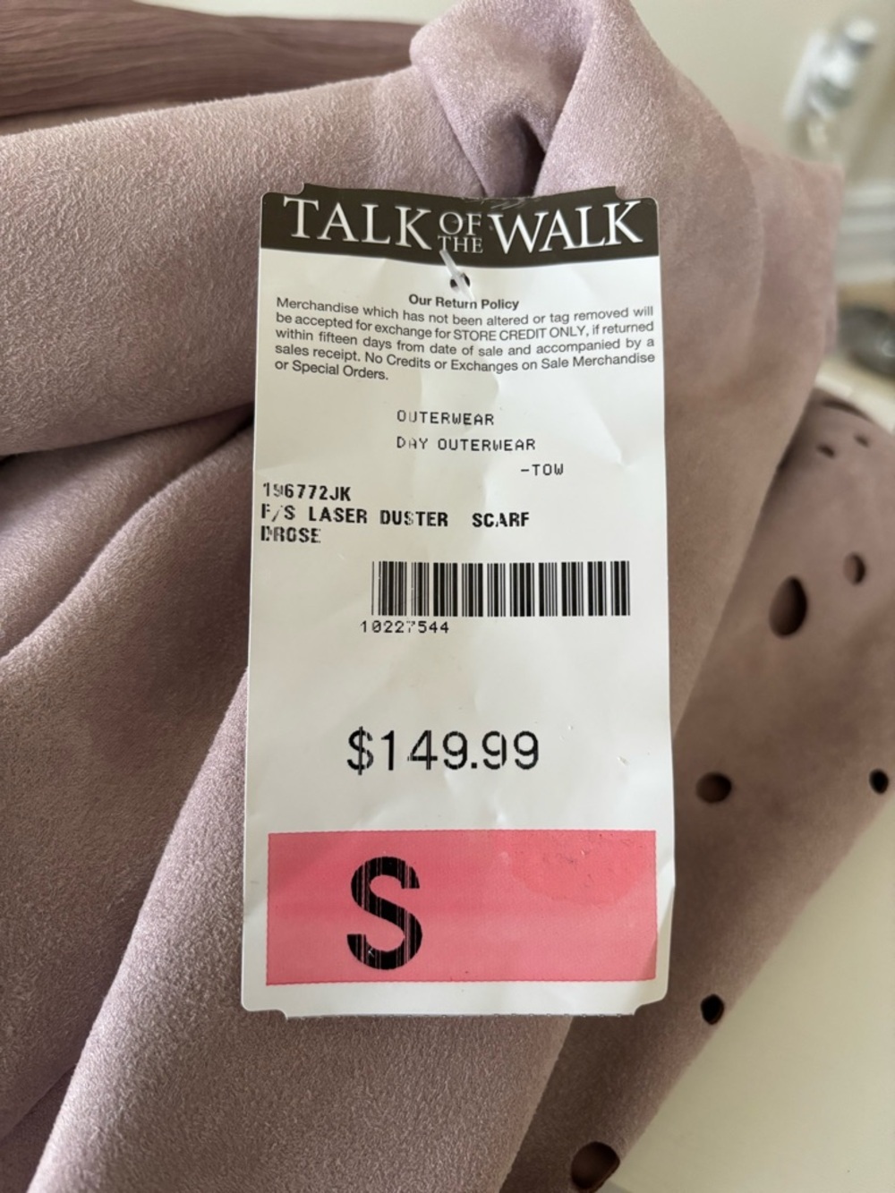 Talk of the Walk Mauve Blouse with Delicate Textured Yoke - Picture 10 of 13